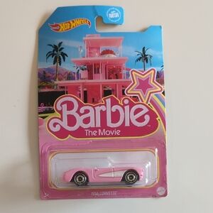 Hot Wheels Barbie The Movie Corvette - Pink